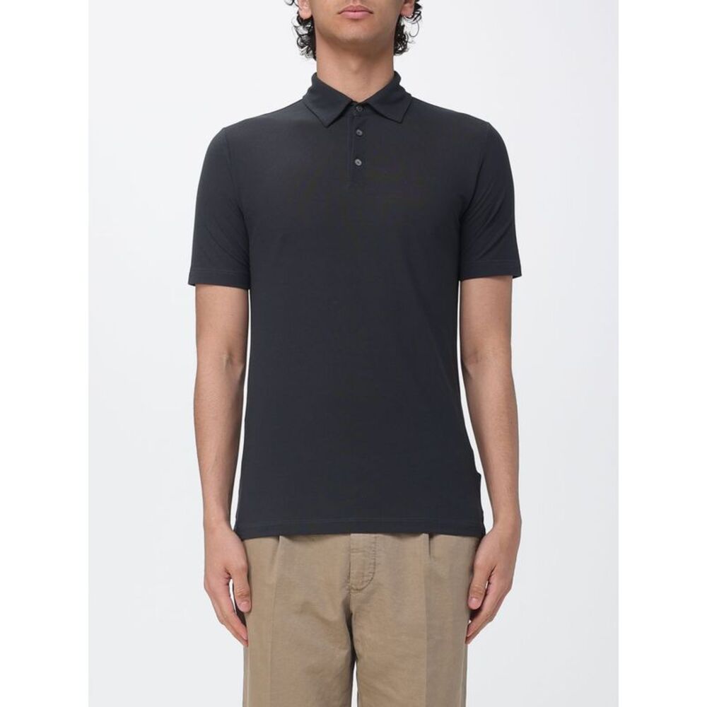 Zanone Men Zanone Basic Cotton Polo Shirt